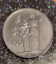 1966 moneta 100 usato  Ordona