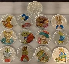 50p coins beatrix for sale  HYTHE