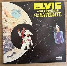 1973 RCA Records - Elvis Aloha From Hawaii Via Satellite Double Vinyl LP comprar usado  Enviando para Brazil