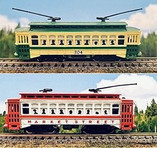 Lote 2 Bachmann Brill Trolley die cast 304 bonde iluminado conserto cantarolado escala N comprar usado  Enviando para Brazil