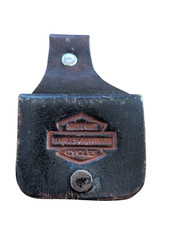 Alforjes de couro vintage em miniatura Harley-Davidson chaveiro chaveiro comprar usado  Enviando para Brazil