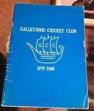 History galleywood cricket for sale  LEIGH-ON-SEA