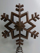 Snowflake metal rustic for sale  New Richmond