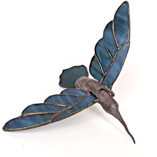 Vintage blue stained for sale  Rochester