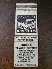 Vintage matchcover phillips for sale  Auburn