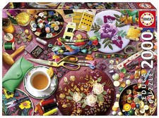 Puzzle 2000 elementów. Stół do szycia na sprzedaż  PL