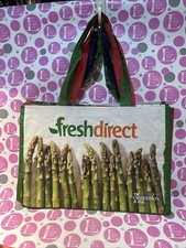 Bolsa tote FRESH DIRECT ecológica reutilizável supermercado "ASPARGOS", usado comprar usado  Enviando para Brazil
