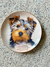 Yorkie dog plate for sale  Ottumwa