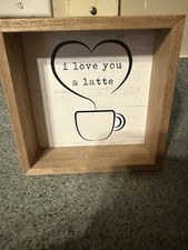Love latte wall for sale  Charlotte