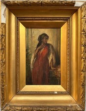 Antique painting portrait for sale  HASSOCKS