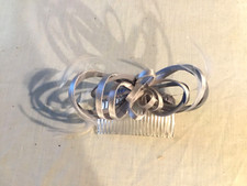 New grey fascinator for sale  SHETLAND