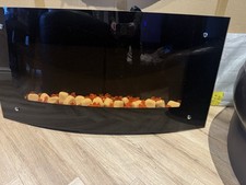 black curved electric fire for sale black curved electric fire for sale  LIVERPOOL
