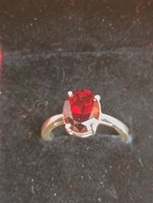 Bague grenat rouge d'occasion  Chailles