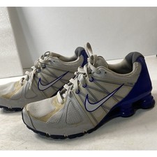 Tênis Nike Feminino 9.5 Shox Agent Running Flywire 438683-014 Branco Azul comprar usado  Enviando para Brazil