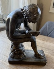 Dornenzieher gipsfigur gebraucht kaufen  Hamburg