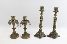 Brass candlestick pairs for sale  LEEDS