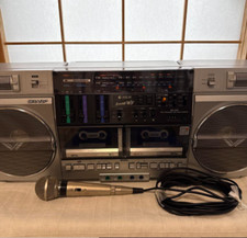 Usado, Sharp GF-757 Boombox - Estéreo antigo com 15W RMS Power e cassete duplo comprar usado  Enviando para Brazil