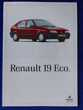 Usado, Renault 19 Eco - Prospekt Brochure 01.1995 comprar usado  Enviando para Brazil