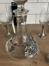Sherry decanter 4 for sale  KING'S LYNN