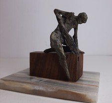 Scultura uomo fusione usato  Silea