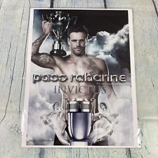 2104 Paco Rabanna Invictus Fragrância Sexy Homem Impressão Publicitário/Pôster Arte Página de Revista comprar usado  Enviando para Brazil