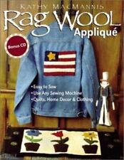 Rag Wool Applique: Easy to Sew, Use Any Sewing Machine, Quilts, Home Decor, and segunda mano  Embacar hacia Mexico