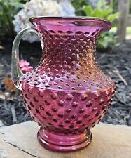 Vtg cranberry hobnail for sale  Mechanicsville