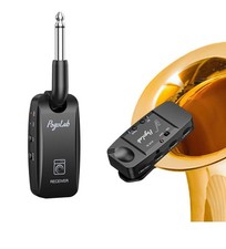 Sistema de microfone saxofone sem fio UHF, sistema de captação de microfone recarregável com... comprar usado  Enviando para Brazil