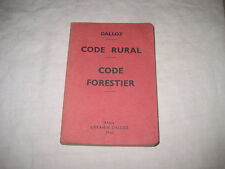 Livre code rural d'occasion  Chambon-sur-Voueize