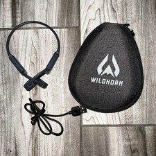 Fones de ouvido Bluetooth sem fio Wildhorn Crank preto e cinza mini condução óssea comprar usado  Enviando para Brazil