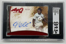 2015 Leaf Q Pelé autógrafo vermelho #09/10 SGC 9.5 autografado 10 comprar usado  Enviando para Brazil