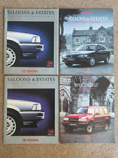 Toyota brochures job for sale  BUDLEIGH SALTERTON