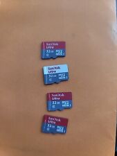 Usado, Cartão de memória microSDHC SanDisk Ultra 32 GB micro SD classe 10 (pacote com 4) comprar usado  Enviando para Brazil