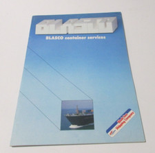 Folheto dos anos 80 publicidade navio contêiner frota civil navio de carga seca URSS russo comprar usado  Enviando para Brazil