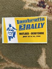 Lambretta vespa matlock for sale  WESTON-SUPER-MARE