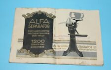 Alfa seperator werbung gebraucht kaufen  Wilthen