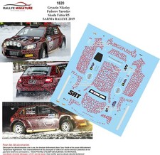 Usado, DECALS 1/43 REF 1820 SKODA FABIA GRYAZIN RALLY SARMA 2019 RALLYE ESTONIE comprar usado Usado, DECALS 1/43 REF 1820 SKODA FABIA GRYAZIN RALLY SARMA 2019 RALLYE ESTONIE comprar usado  Enviando para Brazil