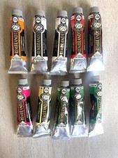 Lote de 10 tubos de 40 ml de tintas a óleo extra fine artists Royal Talons Rembrandt comprar usado  Enviando para Brazil