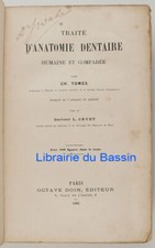 Traité anatomie dentaire d'occasion  Bordeaux-