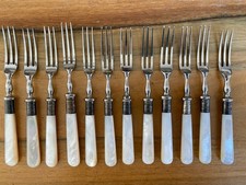 Perlmuttgabel anbiet gabel gebraucht kaufen  Wiesbaden