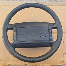 Volante de couro preto 90-93 Mustang 5.0 fabricante de equipamento original GT LX SSP FACTORY 90 7UP comprar usado  Enviando para Brazil