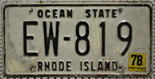 Targa rhode island usato  Spedire a Italy