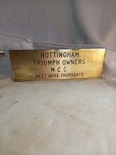Nottingham triumph owners for sale Nottingham triumph owners for sale  LINCOLN