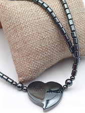 Cuore ematite collana usato  Caravaggio