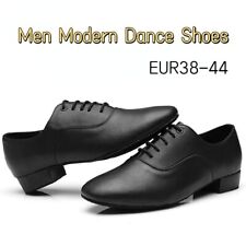 Usado, Herren Modern Dance Schuhe Rindsleder Ballsaal Innen Weiche Sohle 2.5cm Absatz comprar usado  Enviando para Brazil