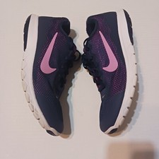 Tênis de corrida Nike feminino tamanho 7.5 Flex Experience RN 4 azul marinho rosa comprar usado  Enviando para Brazil