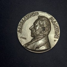 Medaglia alessandro manzoni usato  Roma