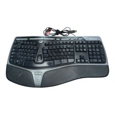 Teclado Microsoft Natural Ergonômico USB com Fio Preto 4000 V1.0 KU-0462 Testado comprar usado  Enviando para Brazil