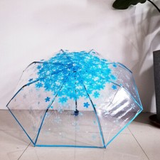 Guarda-chuva transparente margarida estilo japonês totalmente automático portátil três dobras comprar usado  Enviando para Brazil