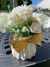 Artificial flowers vase for sale  ERITH